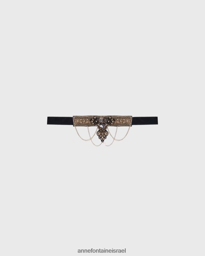 אביזרים Anne Fontaine choker orbie choker מעוטר בתכשיטים זהב נשים DL8V8L601 - Image 1