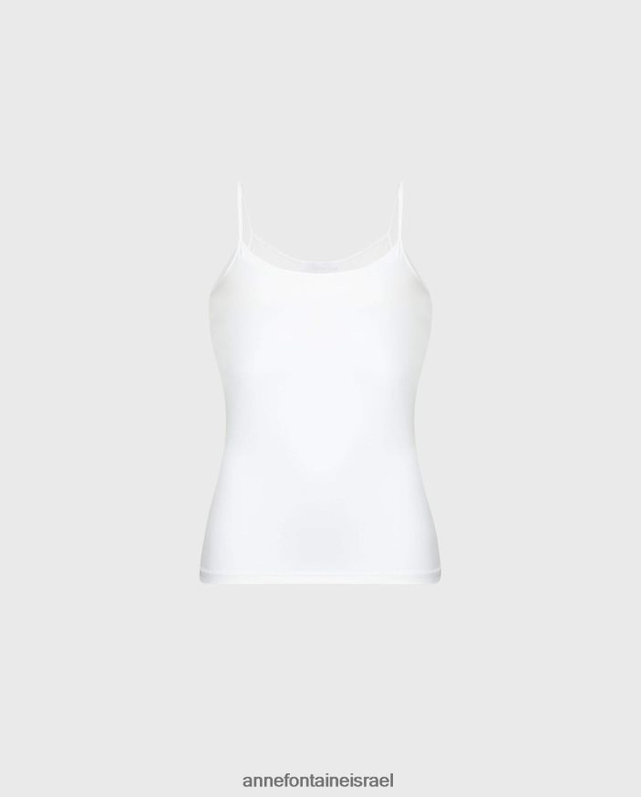 הַלבָּשָׁה Anne Fontaine cintia camisole camisole tactel camisole עם רצועות דקות לבן נשים DL8V8L299 - Image 1