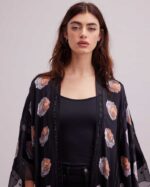 הַלבָּשָׁה Anne Fontaine קימונו קימונו מצויץ הדפס פרחוני נשים DL8V8L425 - Image 2