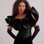 הַלבָּשָׁה Anne Fontaine מחוך מחוך אודה עם סלסולים מוגזמים שָׁחוֹר נשים DL8V8L253